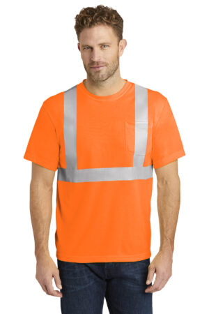 CornerStone® – ANSI 107 Class 2 Safety T-Shirt. CS401