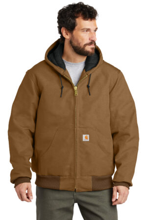 CT106677 Carhartt® Quilted-Flannel-Lined Duck Active Jac